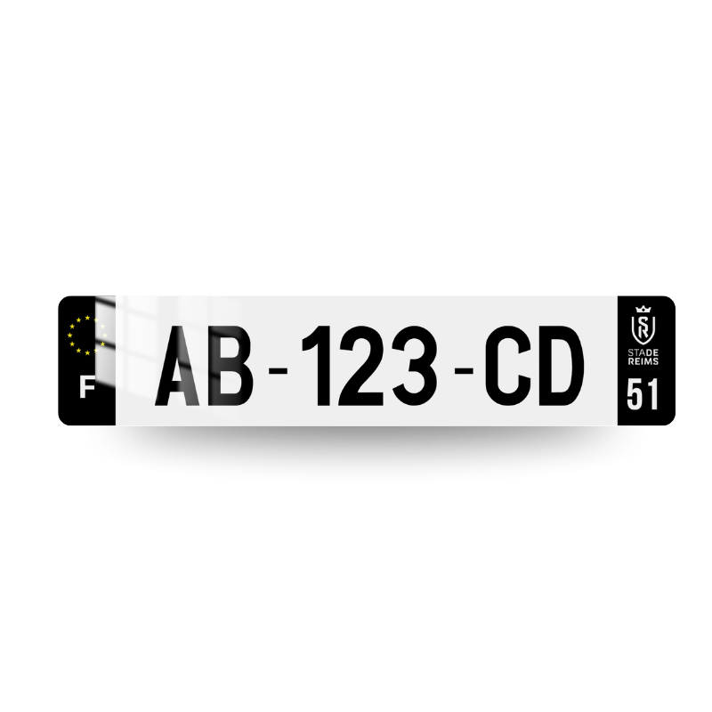 Plaque Personnalisée Stade de Reims 004 - Football – 520×110 – décorative