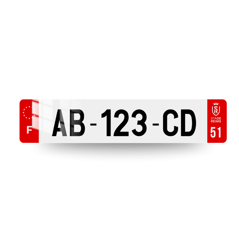 Plaque Personnalisée Stade de Reims 003 - Football – 520×110 – décorative