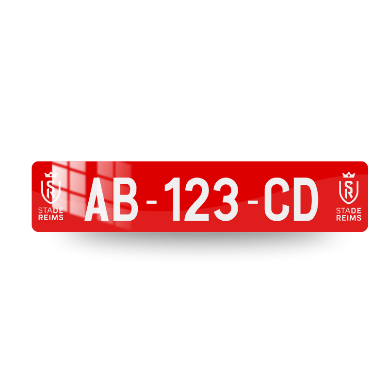 Plaque Personnalisée Stade de Reims 005 - Football – 520×110 – décorative
