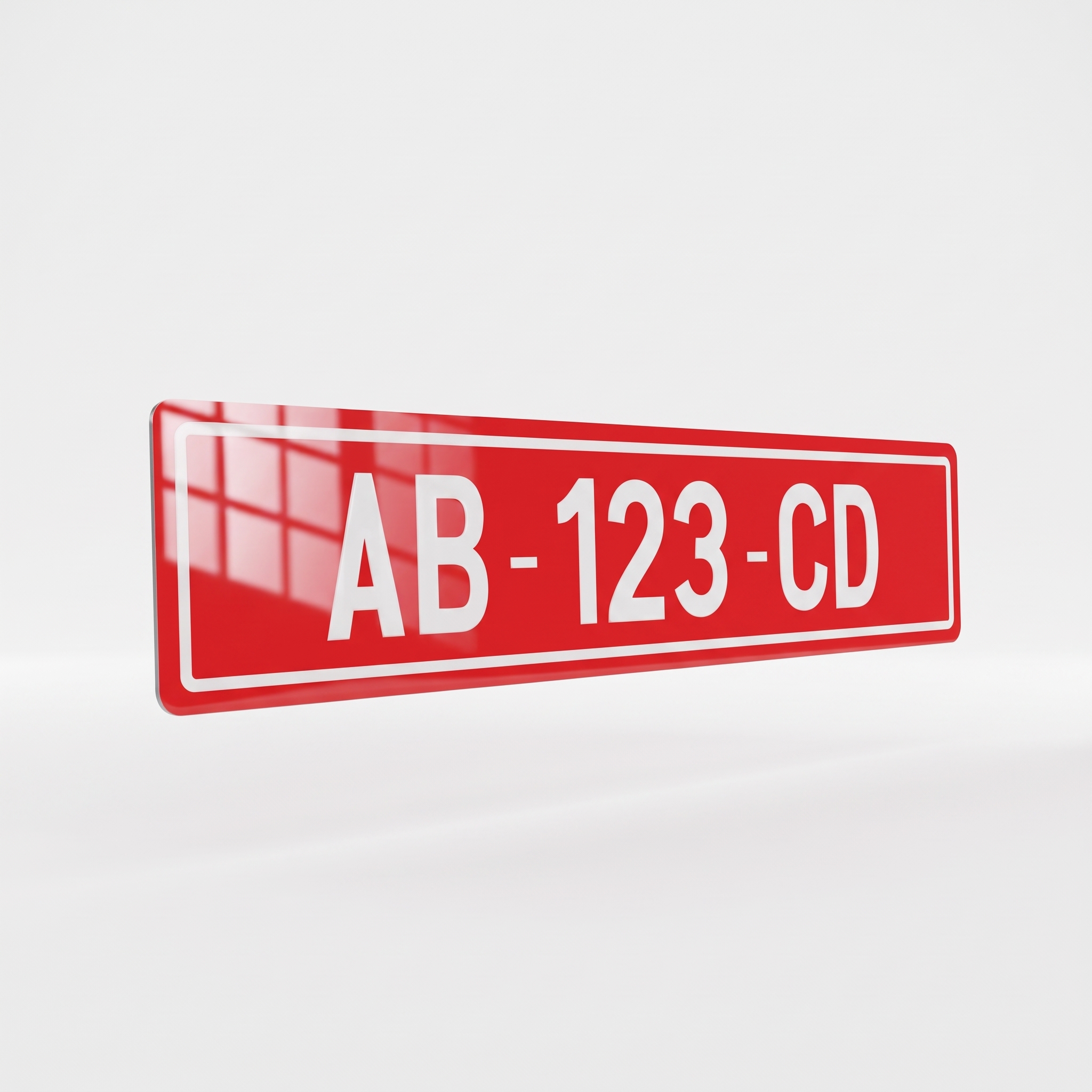 Le rendu fidèle de la plaque du Pays de Gex