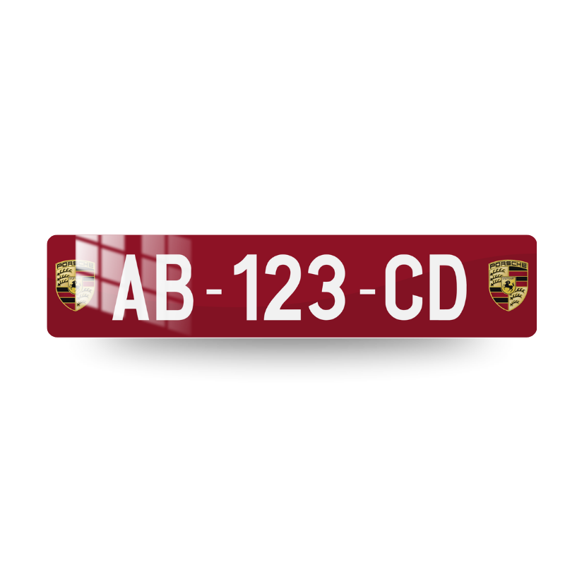 PLAQUE MARQUE AUTO - PORSCHE 004