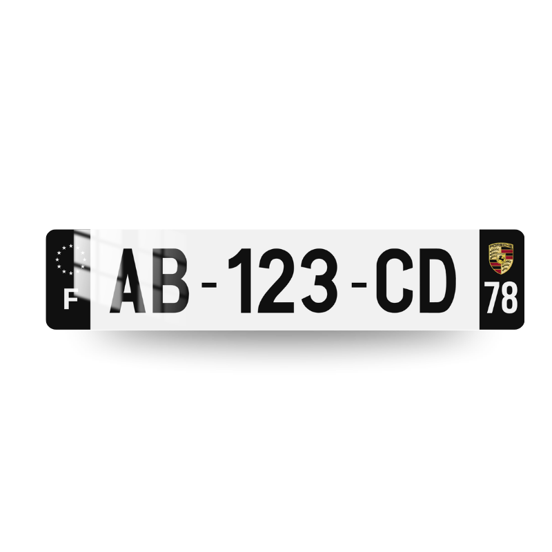 PLAQUE MARQUE AUTO - PORSCHE 013
